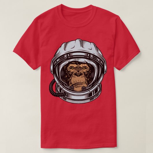 T-shirt Apes Ensemble Fort À La Lune Rétro Astronaut S (Design devant)