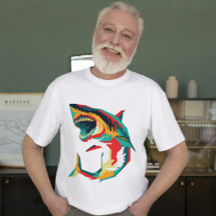 T-shirt Apex Predator Pop Art Shark