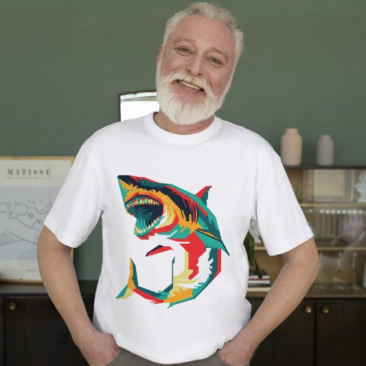T-shirt Apex Predator Pop Art Shark