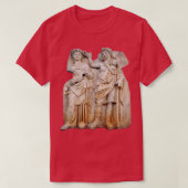 T-shirt Aphrodite Couronné Par Andreia Sebastion Relief Cl (Design devant)