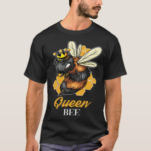 T-shirt Apiariste de la Couronne de l'apiculture de la rei