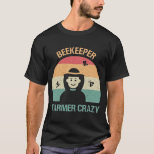 T-shirt Apiculteur Agriculteur Fou
