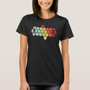 T-shirt Apiculteur Apiculture Miel Rétro Vintage Nid d'abe