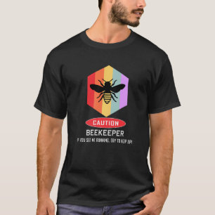 T-shirt Apiculture drôle apiculture Attention apiculteur