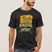 T-shirt Apiculture Partenaire abeilles dit Hobby apiculteu (Devant)