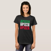 T-shirt Apizza Italian Flag Tees (Devant entier)