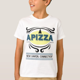T-shirt Apizza New Haven Style Connecticut Pizza Funny Gif