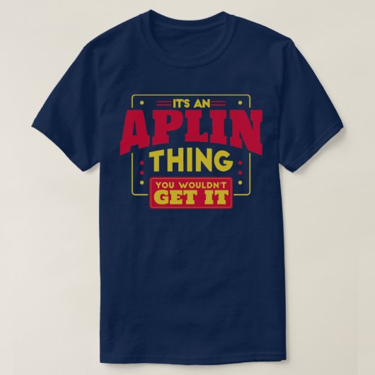 T-shirt Aplin (Design devant)