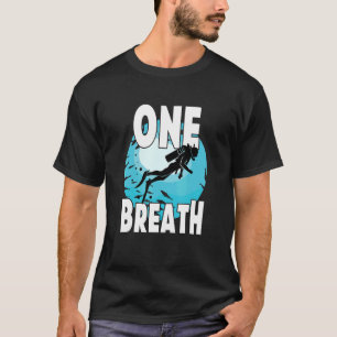 T-shirt Apnoe Plongée Plongée Freediving Free Diver One Br