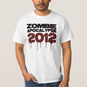 T-shirt Apocalypse 2012 de zombi