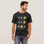 T-shirt Apocalypse Lune Solaire Eclipse Espace (Devant entier)
