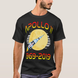 T-shirt Apollo 11 50e anniversaire Retro Moon Landing