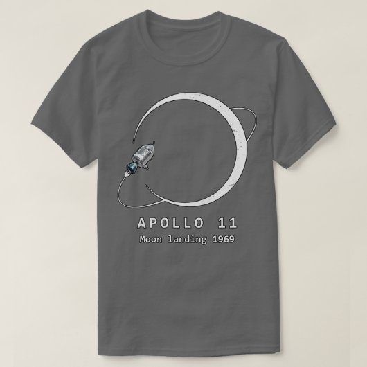 T-shirt Apollo 11 Lune Landing 1969 (Design devant)