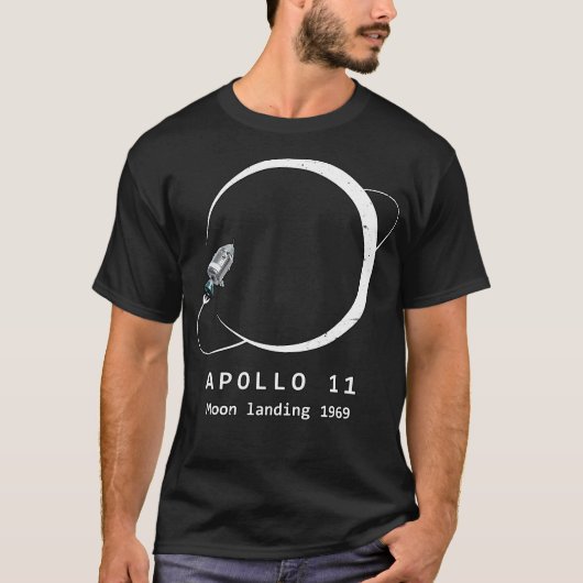 T-shirt Apollo 11 Lune Landing 1969 (Devant)