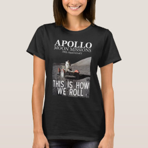 T-shirt Apollo 50e anniversaire Lune Mission Lunar Rover