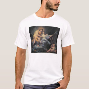T-shirt Apollo caressant la nymphe Leucothea (huile sur le
