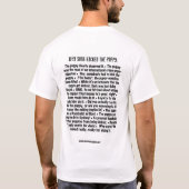 T-shirt Apologistes de Sark (Dos)