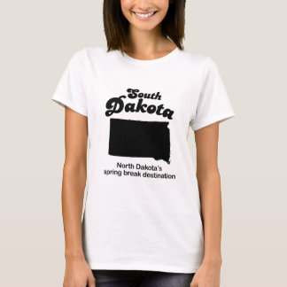 T-shirt &apos du Dakota du Sud - du Dakota du Nord ;
