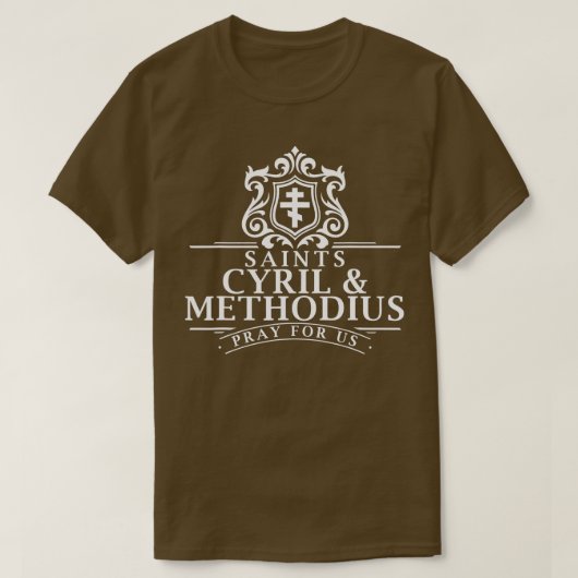 T-shirt Apôtres saint Cyrille et méthodius aux Slaves Byza (Design devant)