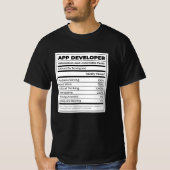 T-shirt App Developer Funny cadeau neutritunal (Devant)