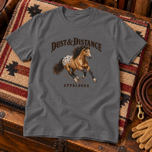T-shirt Appaloosa Dust & Distance Cheval