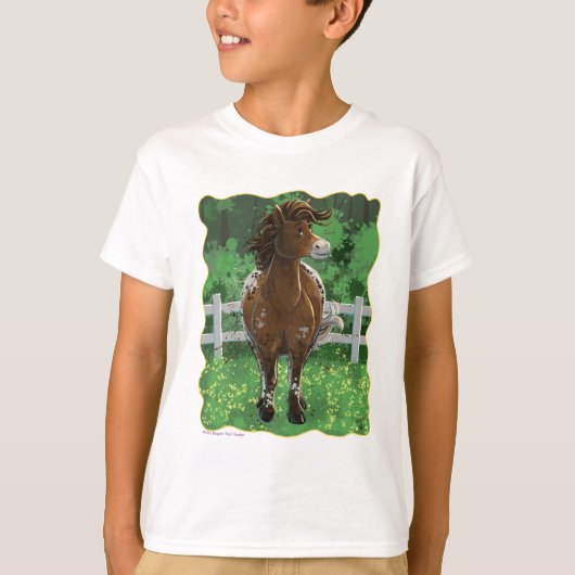 T-shirt Appaloosa Peint Pony (Devant)