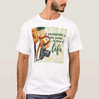 T-shirt Appareil photo
