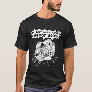 T-shirt Appareil Photo Cadeau Photographe Hommes Femmes Je