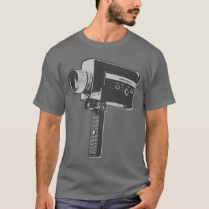 T-shirt Appareil-photo de film 8 superbe d'art de bruit