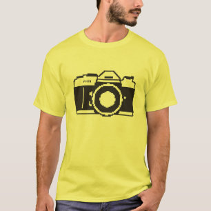 T-shirt Appareil-photo de film d'art de pixel