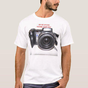 T-shirt Appareil-photo, je suis officiel "l'imbécile de