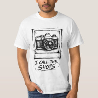 T-shirt Appareil photo Polaroid Croquis Je Prends Les Comm