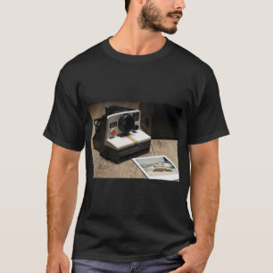 T-shirt Appareil photo Polaroid Tee de style rétro