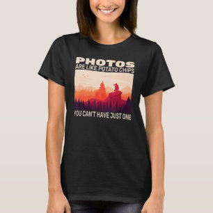T-shirt appareil photo pour photographes et photographes