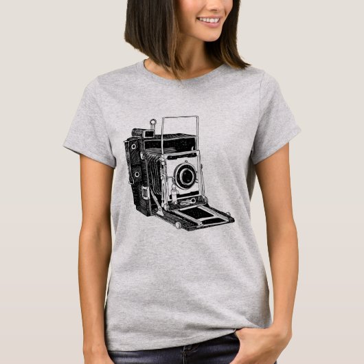 T-shirt Appareil-photo vintage (Devant)