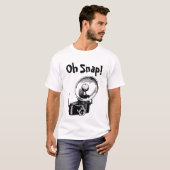 T-shirt Appareil Photo Vintage Oh Snap (Devant entier)