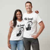 T-shirt Appareil Photo Vintage Oh Snap (Unisexe)