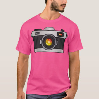 T-shirt Appareil Photo Vintage Réaliste