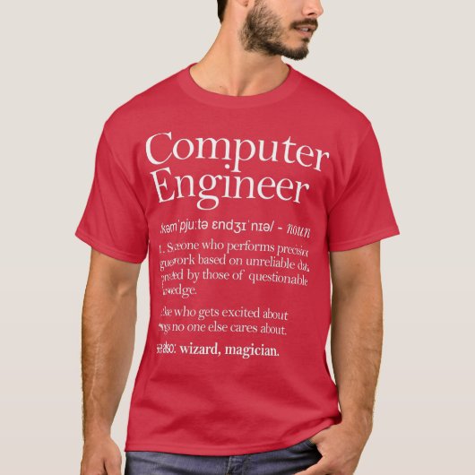 T-shirt Appareils de définition de l'ingénieur informatiqu (Devant)