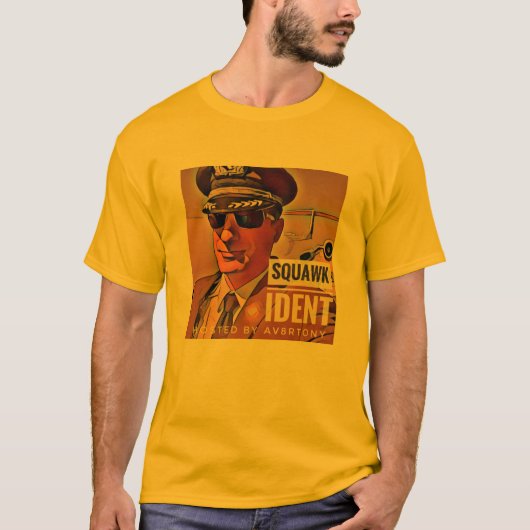 T-shirt Appareils de podcast Squawk Ident (Devant)