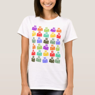 T-shirt Appareils-photo colorés
