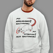 T-shirt Apparence et intentions douteuses