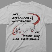 T-shirt Apparence et intentions douteuses