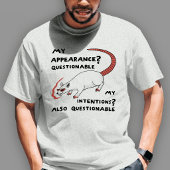 T-shirt Apparence et intentions douteuses