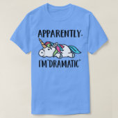 T-shirt Apparently, I'm Dramatic Unicorn (Design devant)