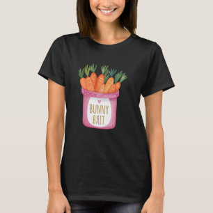 T-shirt Appât de lapin Mignon Pâques Printemps Jardinage A
