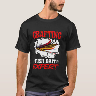 T-shirt Appât de pêche artisanat Montage de mouches Pêcheu