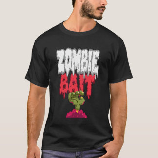T-shirt Appât de zombie tendant la main depuis la tombe, d