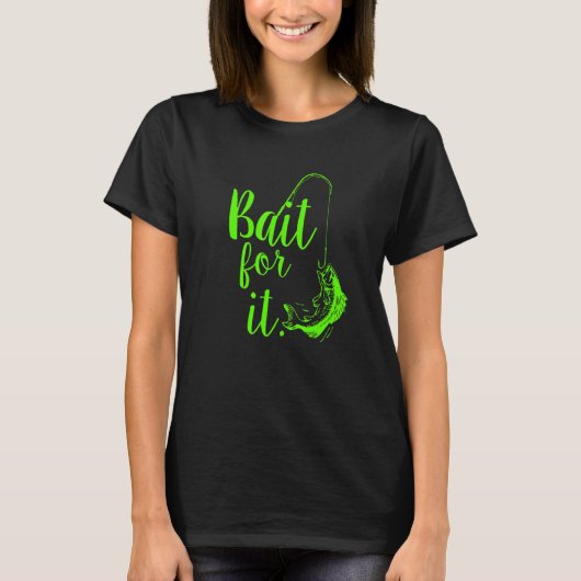 T-shirt Appât pour la pêche (Devant)