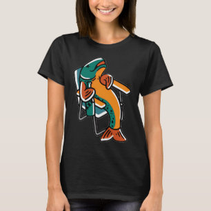 T-shirt Appâts de dessin Orange ORANGE PAR GRV